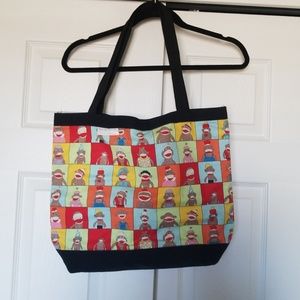 Rose City Sock Monkey tote